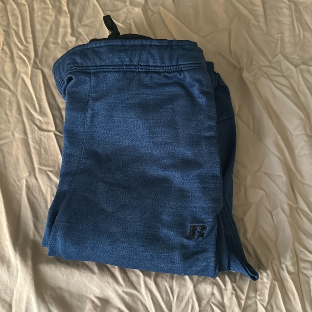 Russell Navy Blue Sweat pants.